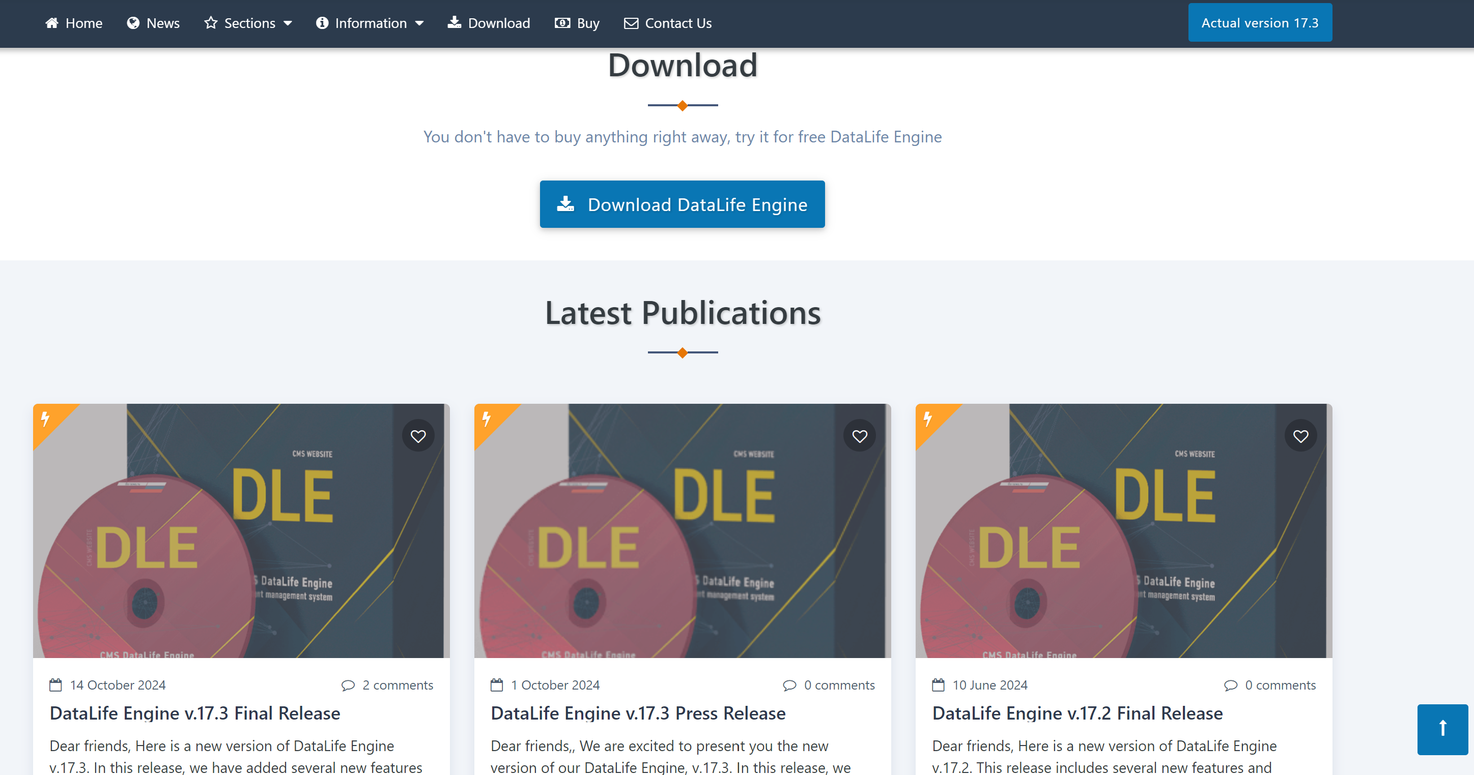 DataLife Engine v16.1 - A Content Management System